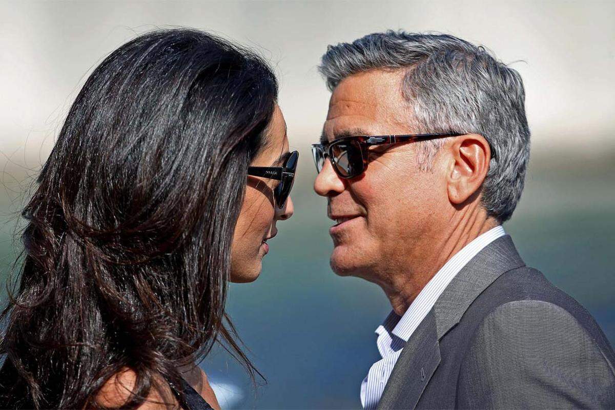 Die erfolgreiche Menschenrechtsanwältin Amal Alamuddin gab Schauspieler George Clooney in Venedig ihr Ja-Wort.