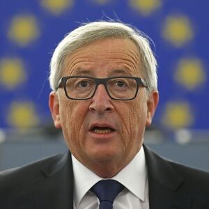 Jean-Claud Juncker vor dem europäischen Parlament.