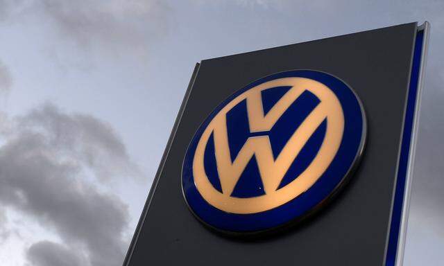 File photo of German carmaker Volkswagen logo in Hamburg