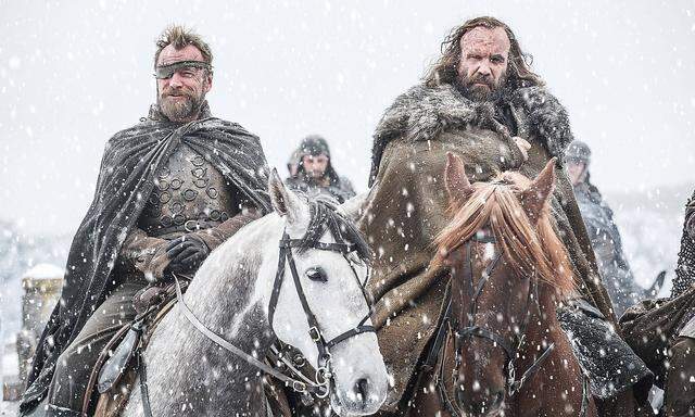 Richard Dormer and Rory McCann Game of Thrones 2017 Season 7 HBO Los Angeles CA PUBLICATIONxINxGE