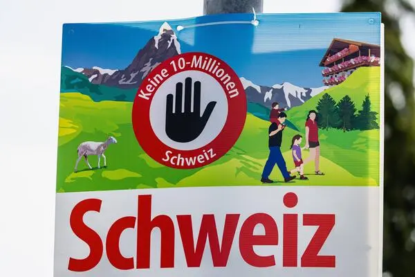 Die populistische SVP hat für das Referendum die Werbetrommel gerührt.