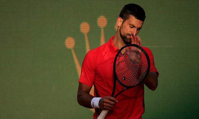 Novak Djoković offenbarte in Monte Carlo für ihn ungewöhnliche Schwächen.