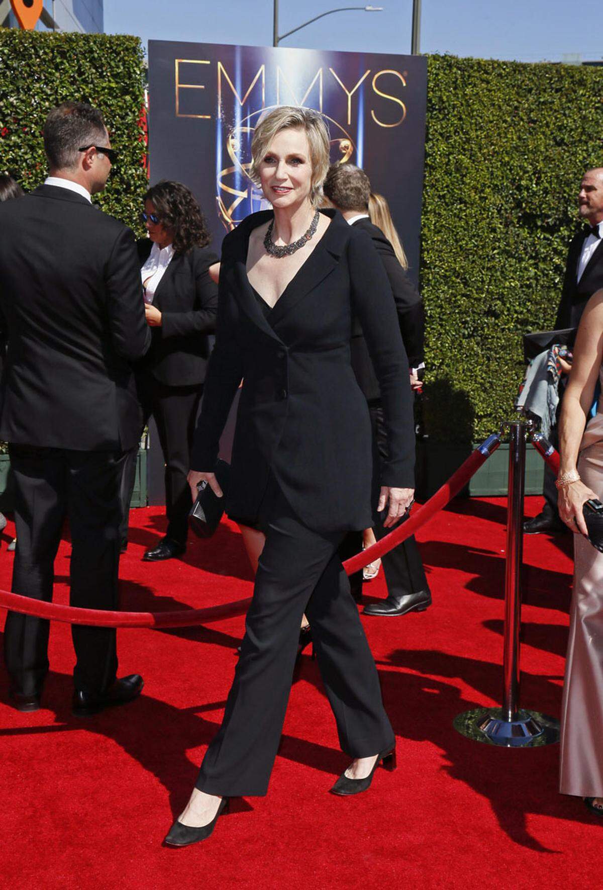 Schauspielerin Jane Lynch hatte die gleiche Idee.