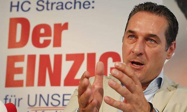 FPÖ-Chef Strache 