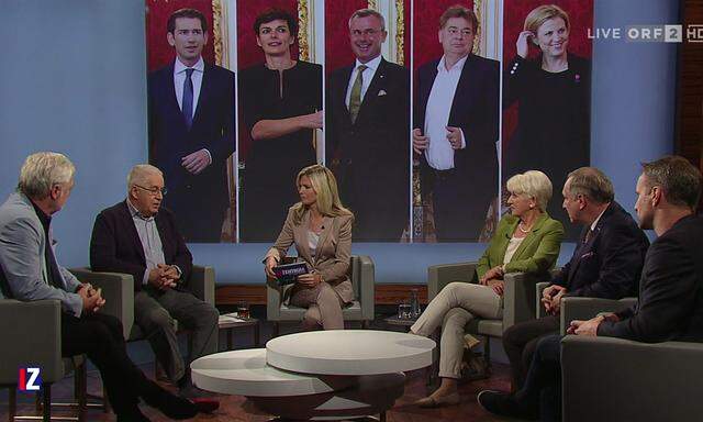 Unter dem Titel "Der Koalitionspoker: Kunst der Kompromisse" wurde am Sonntag im ORF diskutiert.
