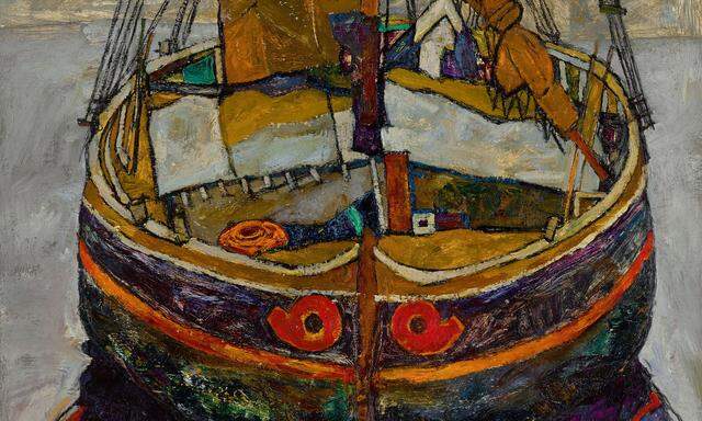 Das Gemälde „Triestiner Fischerboot“ von Egon Schiele wird am 26. Februar bei Sotheby’s in London versteigert und soll sechs bis acht Millionen Pfund bringen.