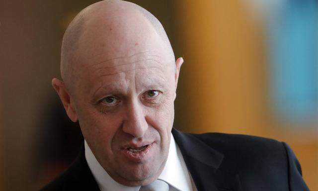 MOSCOW RUSSIA MARCH 10 2017 Concord Catering General Director Yevgeny Prigozhin seen after the