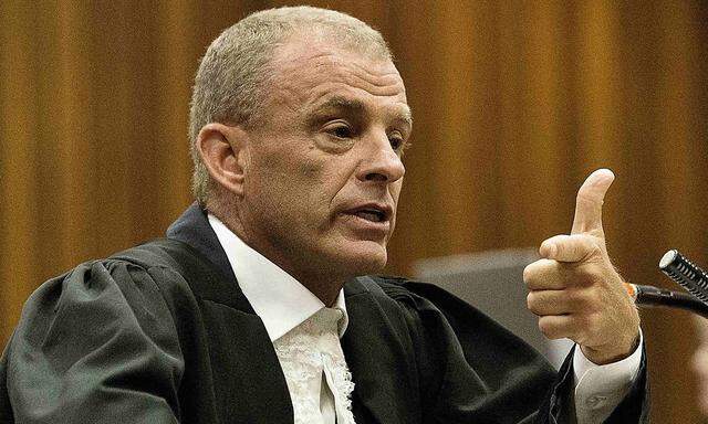 Staatsanwalt Gerrie Nel bezeichnete den dem Mordes angeklagten Oscar Pistorius als Egomanen.