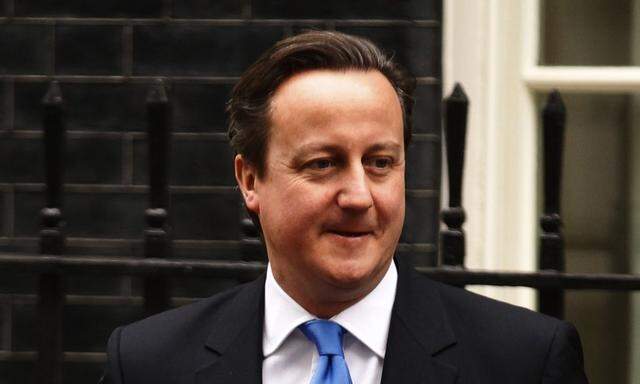 Britain's Prime Minister David Cameron leaves a Cabinet meeting at Downing Street in London