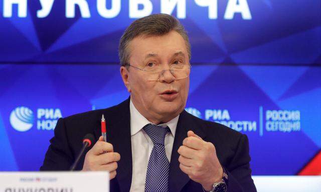 Meldete sich am Mittwoch aus dem russischen Exil zu Wort: der frühere ukrainische Präsident Viktor Janukowitsch (68).