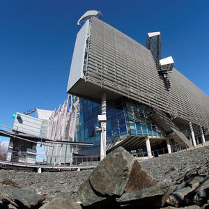 General view of the headquarters of defunct lender Austrian bank Hypo Alpe Adria in Klagenfurt