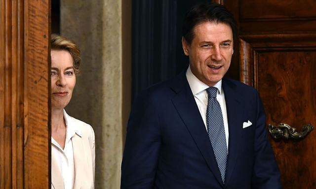 Am Freitag besuchte die designierte EU-Kommissionspräsidentin von der Leyen den italienischen Regierungschef.