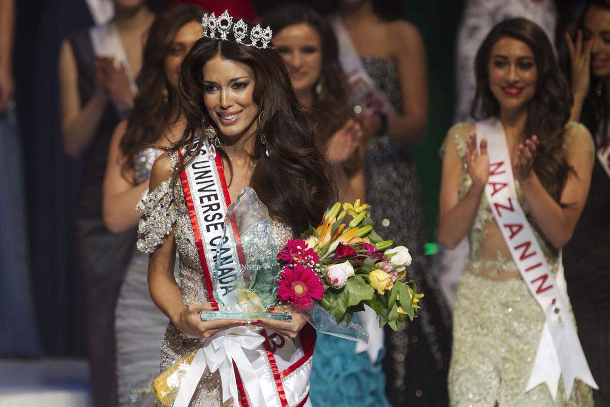 Die 26-jährige Biniaz wird Kanada damit bei der Wahl zur "Miss Universe 2012" im Dezember vertreten.