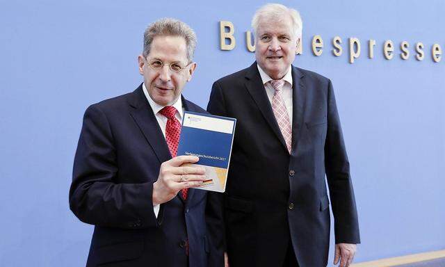 Verfassungsschutz-Chef Maaßen mit Innenminister Horst Seehofer.