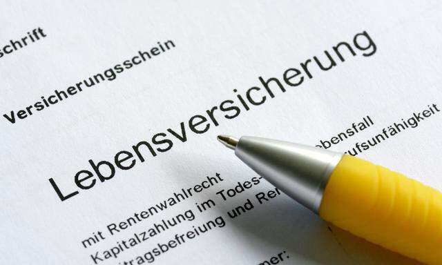 DEU DEUTSCHLAND Der Versicherungsschein einer Lebensversicherung DEU GERMANY The certificate