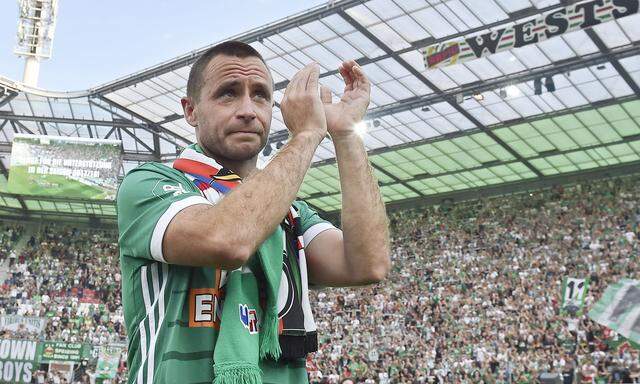 Das Ende einer Legende: Steffen Hofmann verabschiedet sich am Sonntag in Hütteldorf von seinen Fans und dem aktiven Profifußball.