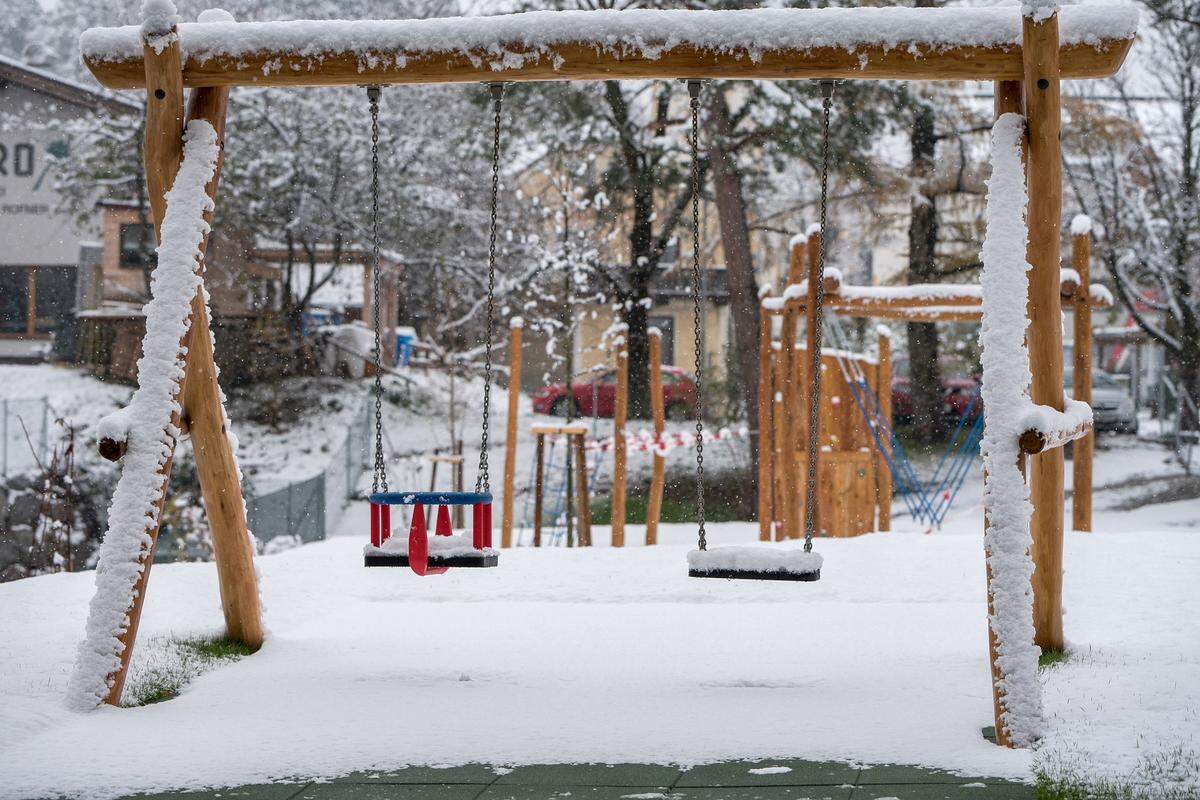 Ein Spielplatz in Innsbruck.