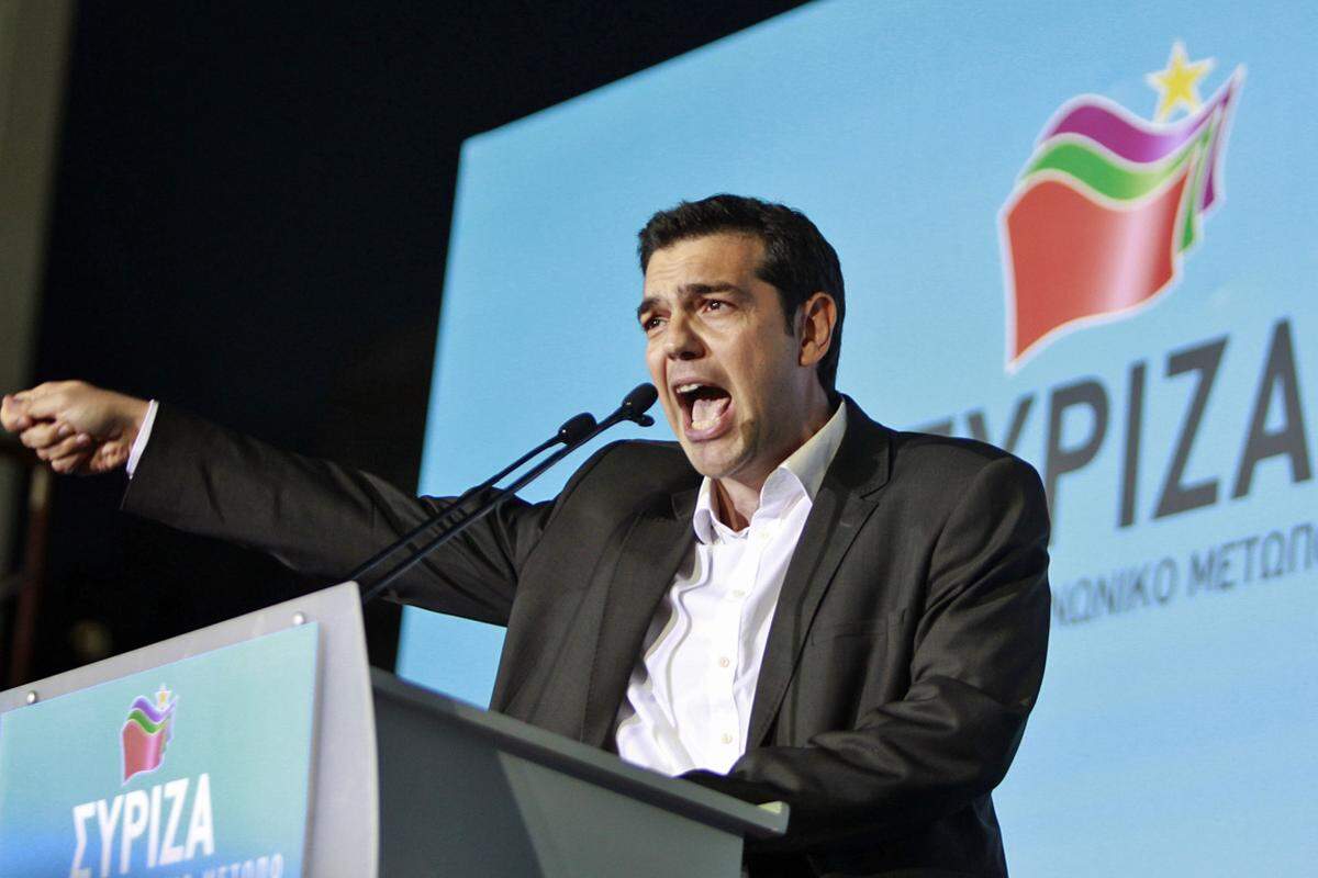 Syriza ist ein Bündel linker Bewegungen unter dem Vorsitz von Alexis Tsipras. Die Partei lag in Umfragen Kopf an Kopf mit den Konservativen, landete aber am Sonntag deutlicher als erwartet mit 71 Sitzen auf Platz zwei. Syriza ist für den Verbleib in der EU und der Eurozone, will aber, dass Athen seine Schulden nicht bezahlt. Das Bündnis wird in der Opposition bleiben.