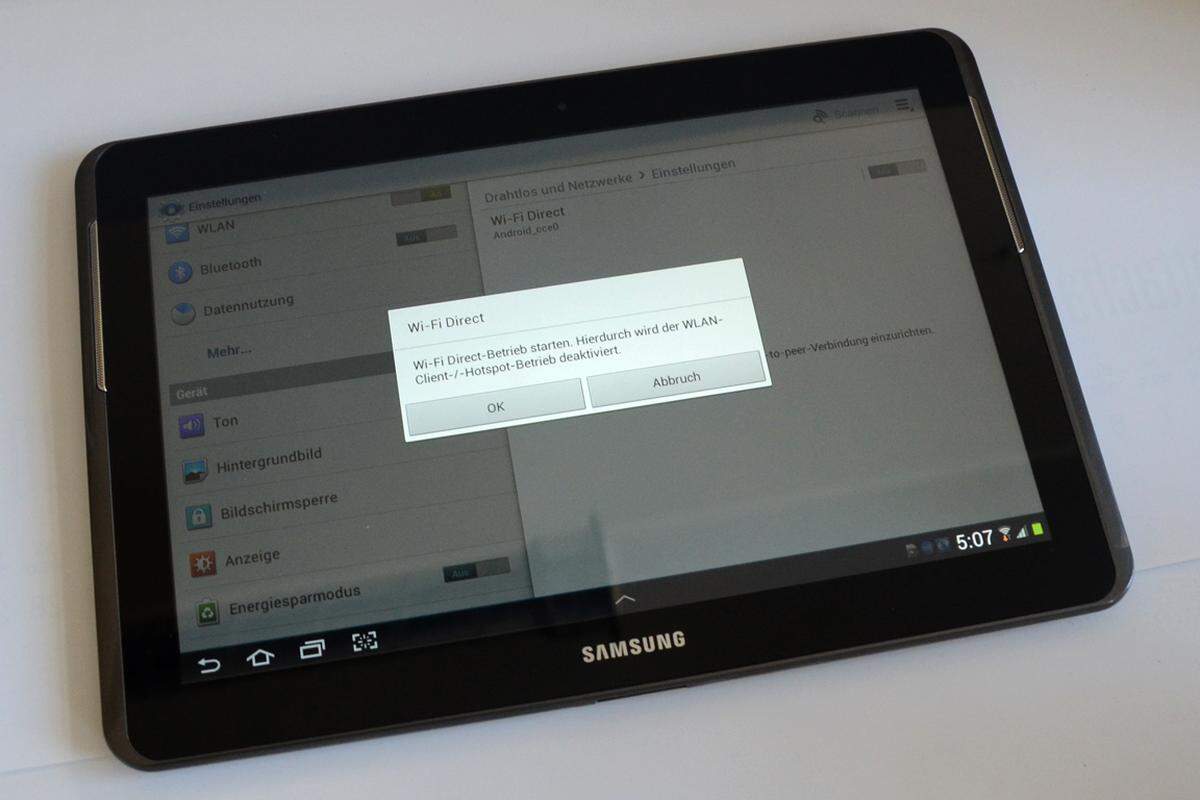 Wi-Fi Direct sollte eigentlich das Austauschen von Dateien über eine direkte WLAN-Verbindung zwischen zwei Geräten erleichtern. Leider wird der Standard von nur sehr wenigen Geräten unterstützt.