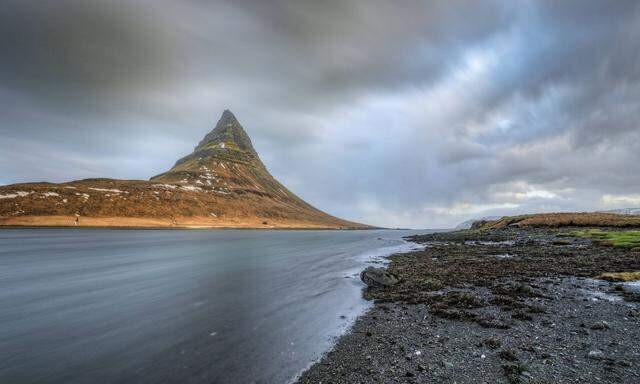 Der Kirkjufell in Grundarfjördur.