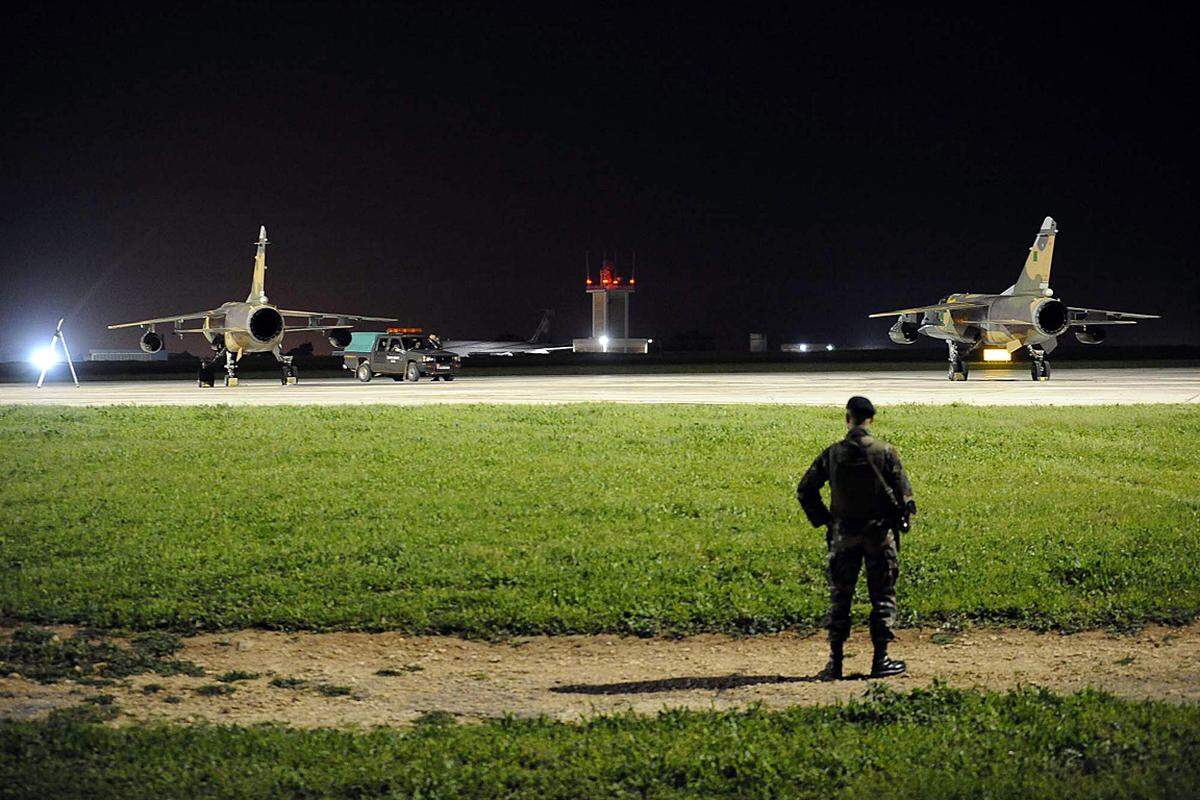Zwei libysche Kampfjets sind am Montagnachmittag ohne Genehmigung auf Malta gelandet.