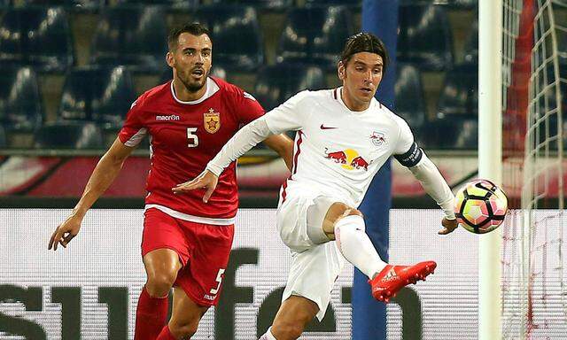 Jonatan Soriano führte Salzburg gegen Partizani Tirana zum Erfolg und in das Play-off.