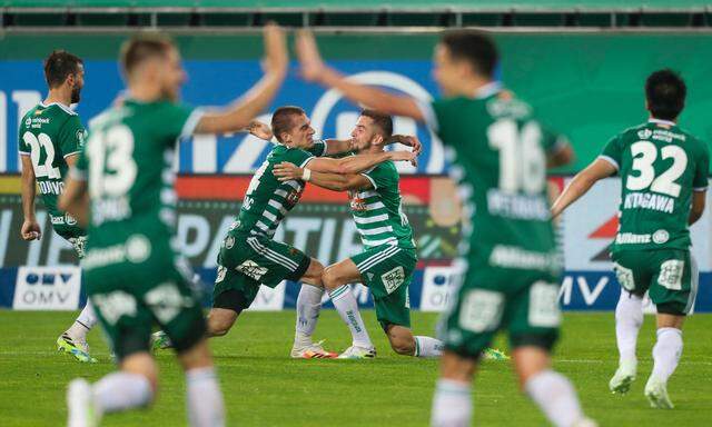 Eintracht bei Rapid: Nur eine Woche nach dem 2:7 gegen Salzburg fixierten die Hütteldorfer Rang zwei in der Meisterschaft.