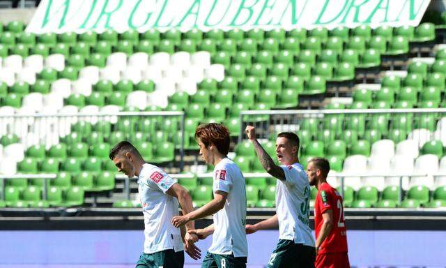 Bremen atmet durch – und darf weiter auf den Klassenerhalt hoffen. [ AFP ]