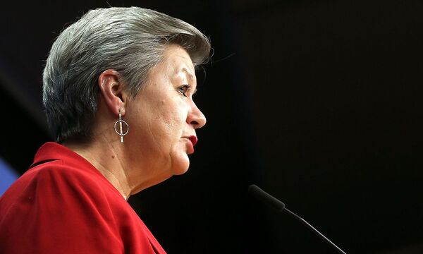 EU-Kommissarin Ylva Johansson kann die österreichische Haltung zur Aufnahme von Asylwerbern zwar nachvollziehen, "eine positive Antwort wäre mir natürlich lieber". 