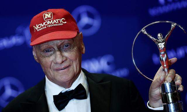 Niki Lauda mit dem Laureus