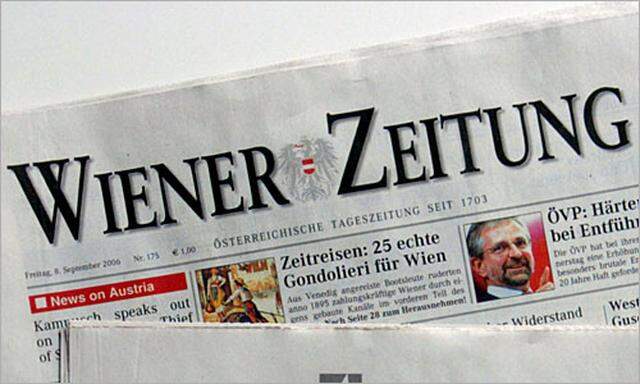 Wiener Zeitung Göweil chefredakteur Unterberger