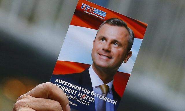 FPÖ-Kandidat Norbert Hofer 