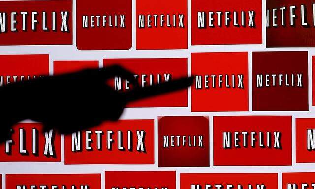 The Netflix logo is shown in this illustration photograph in Encinitas, California