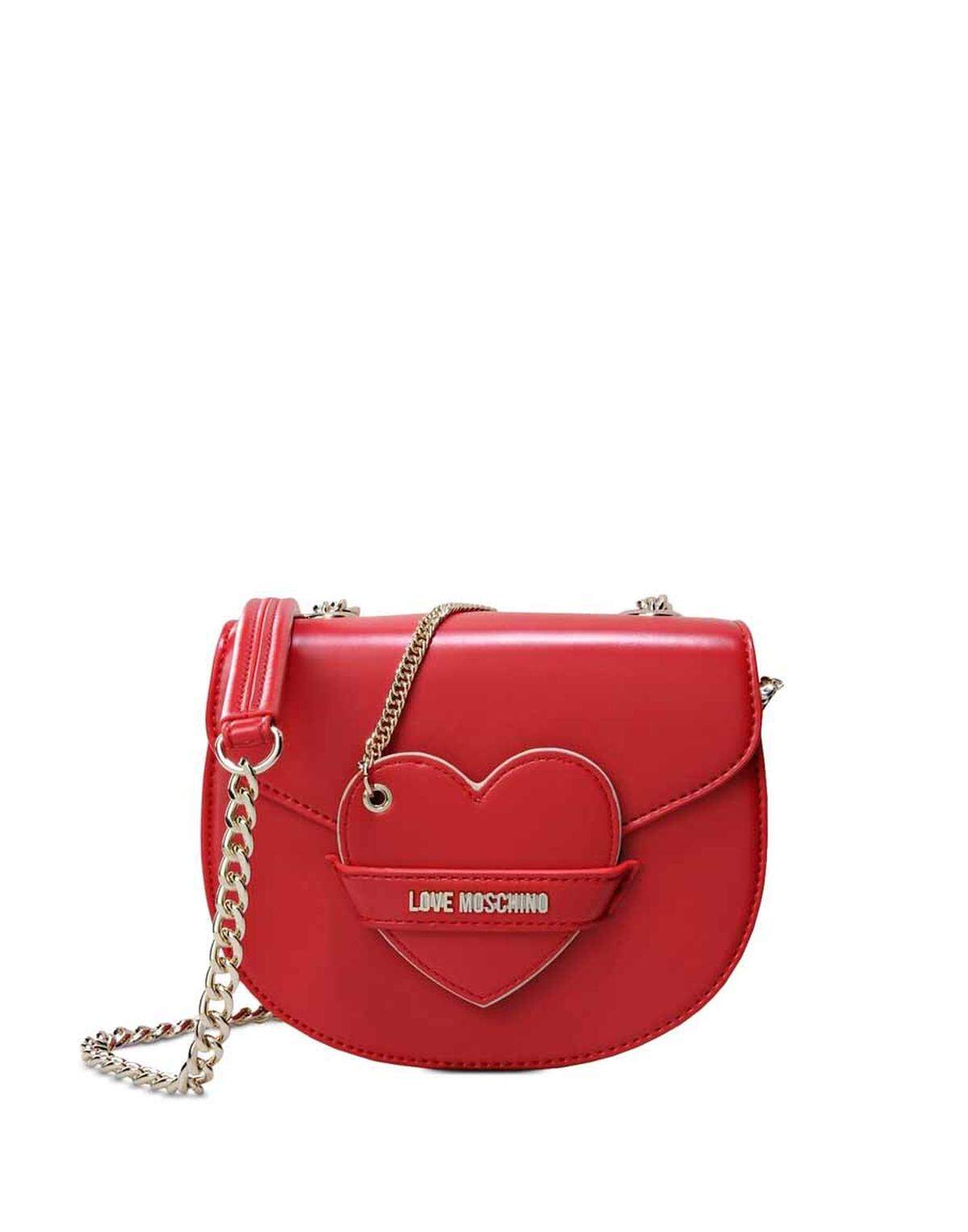 Umhängetasche von Love Moschino, 190 Euro.