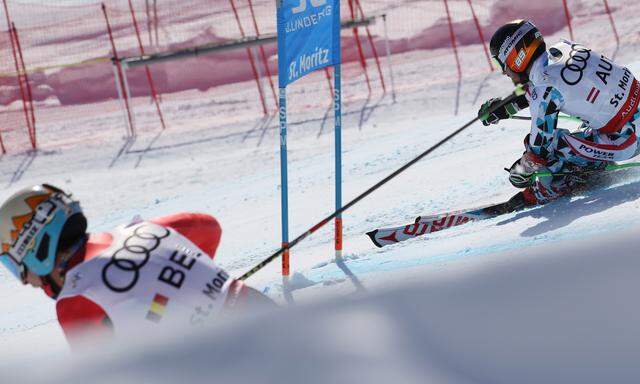 Marcel Hirscher geriet beim Teambewerb in St. Moritz ins Hintertreffen. „Da könnte man sicherlich schneller fahren.“