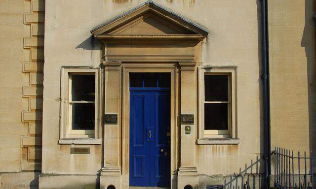 Hinter dieser Tür wird an Zukunftsfragen rund ums Internet getüftelt: das Oxford Internet Institute.
