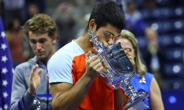 Carlos Alcaraz: "Das ist etwas, wovon ich immer geträumt habe, die Nummer eins der Welt und ein Champion bei einem Grand Slam zu sein"