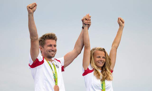 Thomas Zajac und Tanja Frank: So strahlen Medaillengewinner.