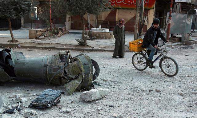 Die Lage in Duma, der größten Stadt in Ost-Ghouta, ist schlimm.