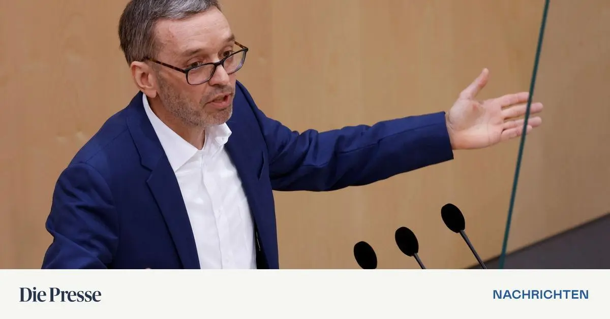 Staatsbürgerschaft: Kickl für Aussetzung der Verleihung an Türken ...
