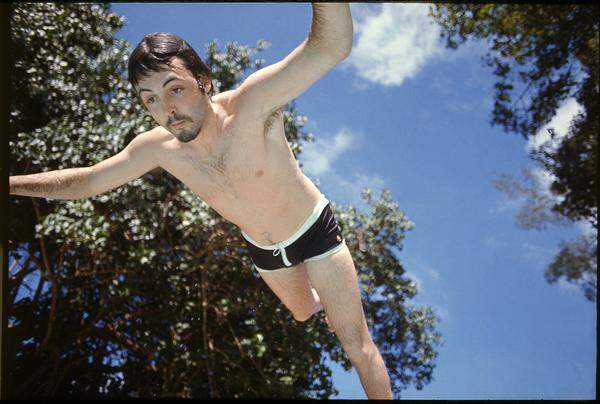 Ihre Lieblingsmotive, quer durch die 70er, 80er und die 90er bis zu ihrem frühen Krebstod, bezog sie aus ihrem engsten Kreis - ihrer Familie.Paul McCartney, Jamaica (c) 1971 Paul McCartney / Fotografin: Linda McCartney