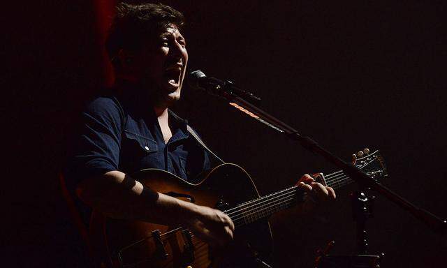 July 18, 2022: Marcus Mumford of Mumford and Sons performs at the Okeechobee Music & Arts Festival in Okeechobee, Florid