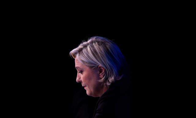 Marine Le Pen liegt in den Umfragen für den ersten Wahlgang vorne.