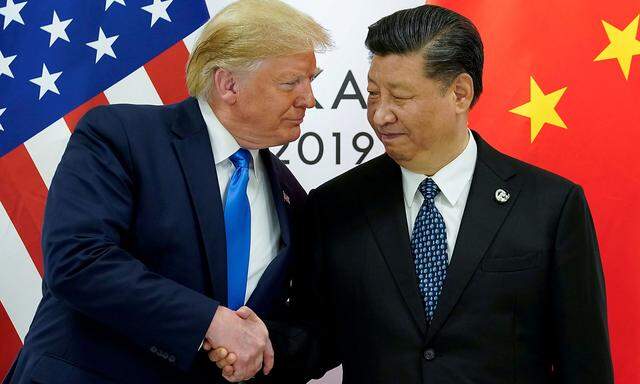 Archivbild vom G20-Gipfel in Osaka, wo US-Präsident Donald Trump und Chinas Präsident Xi Jiinping einander begegneten.