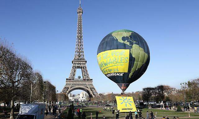 In Paris ist alles bereit für den Klimagipfel