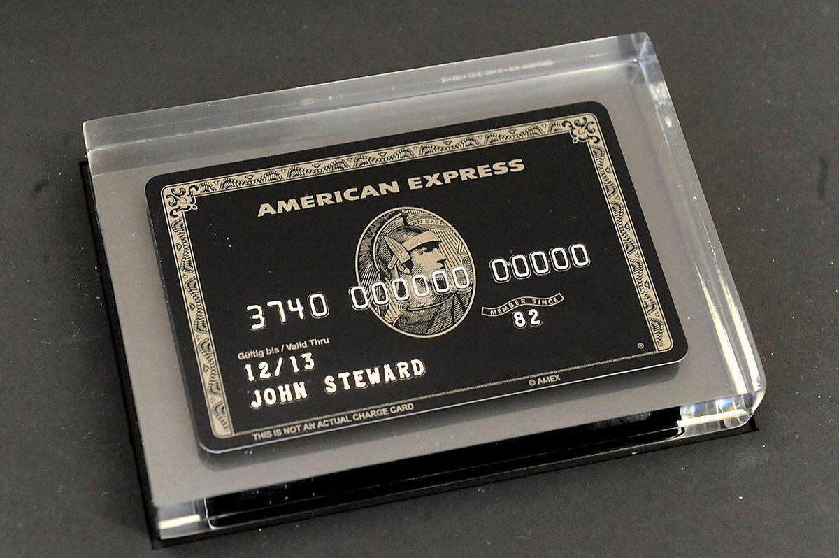 Die Kreditkarte kommt längst nicht mehr in Gold daher. Die American Express muss schwarz sein - Centurion lautet das Zauberwort.