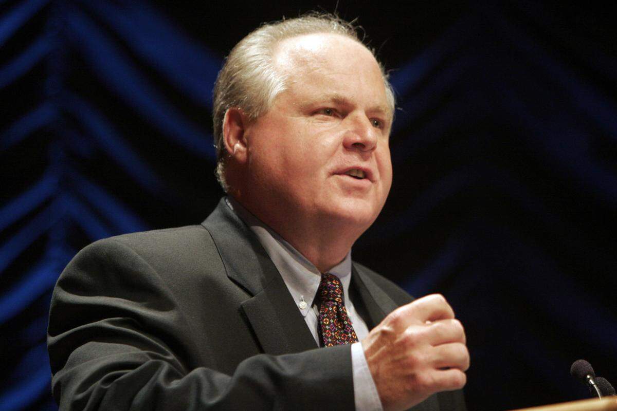 Radiomoderator Rush Limbaugh (79 Millionen)