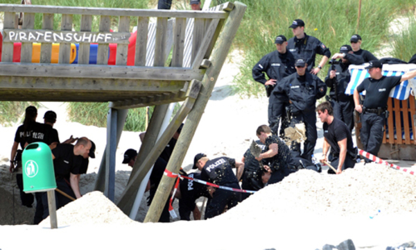 Leiche Sebastians Sand gefunden