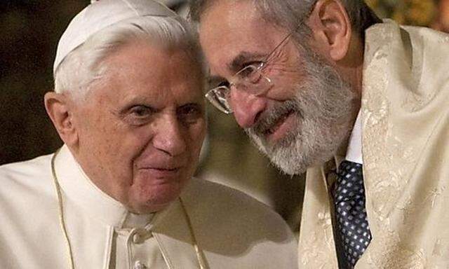 Benedikt XVI und Riccardo Di Segni
