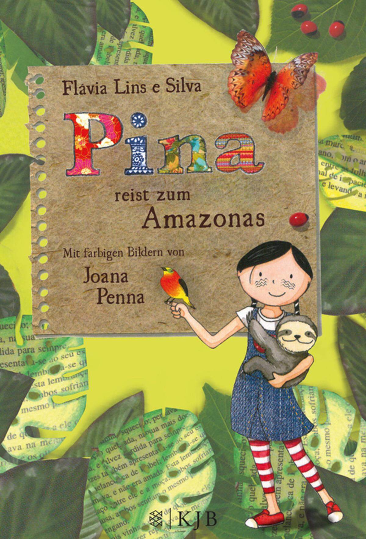 Die kleine Pina, im Alltag eine Außenseiterin ohne Vater, ist eine echte Forscherin. Weshalb kleine Leser auch vom Ozelot über Figuren aus der brasilianischen Mythologie bis zur Paranuss vieles aus dem Amazonasgebiet kennenlernen. Die brasilianische Autorin Flávia Lins e Silva startet mit "Pina reist zum Amazonas" eine reizvolle Serie rund um ein besonderes Mädchen. So viel hat man auf Phantasiereisen noch nie erfahren. Das Buch ist bei Fischer KJB erschienen.Alter: Ab sechs Jahren.